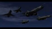 A collection of five MiG-21's, as seen in the intro