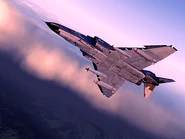 A Phantom, just after unleashing its missile