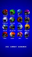 Air Combat wingmen