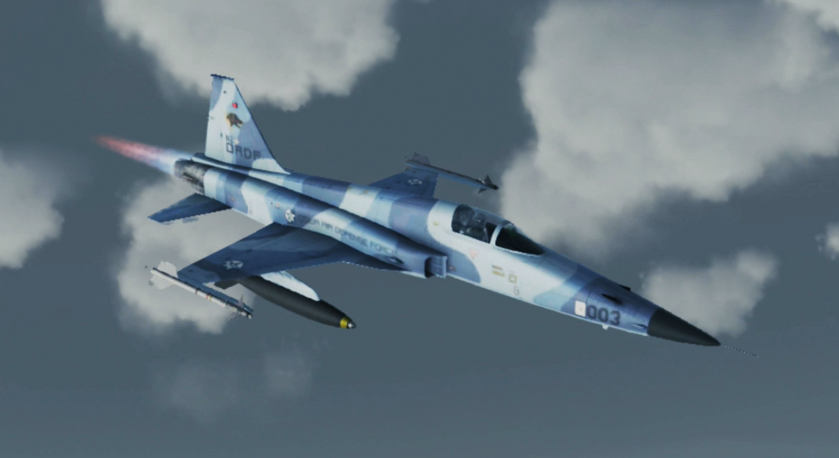 Ace Combat 5 - Mission 01 - Shorebirds - For Belsimtek's F-5E Tiger II -  No mods version.