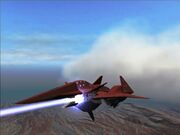 Falken laser firing