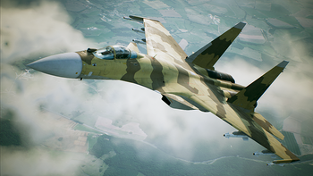 AC7 Su-37 Loading Screen Flyby
