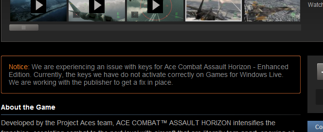 Ace Combat: Assault Horizon - Metacritic