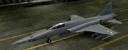 F-5E standard color hangar