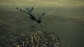 An Su-33 over the city