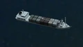 A Leasathian container ship