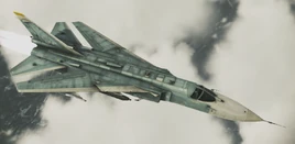 Su-24MP Fencer Flyby