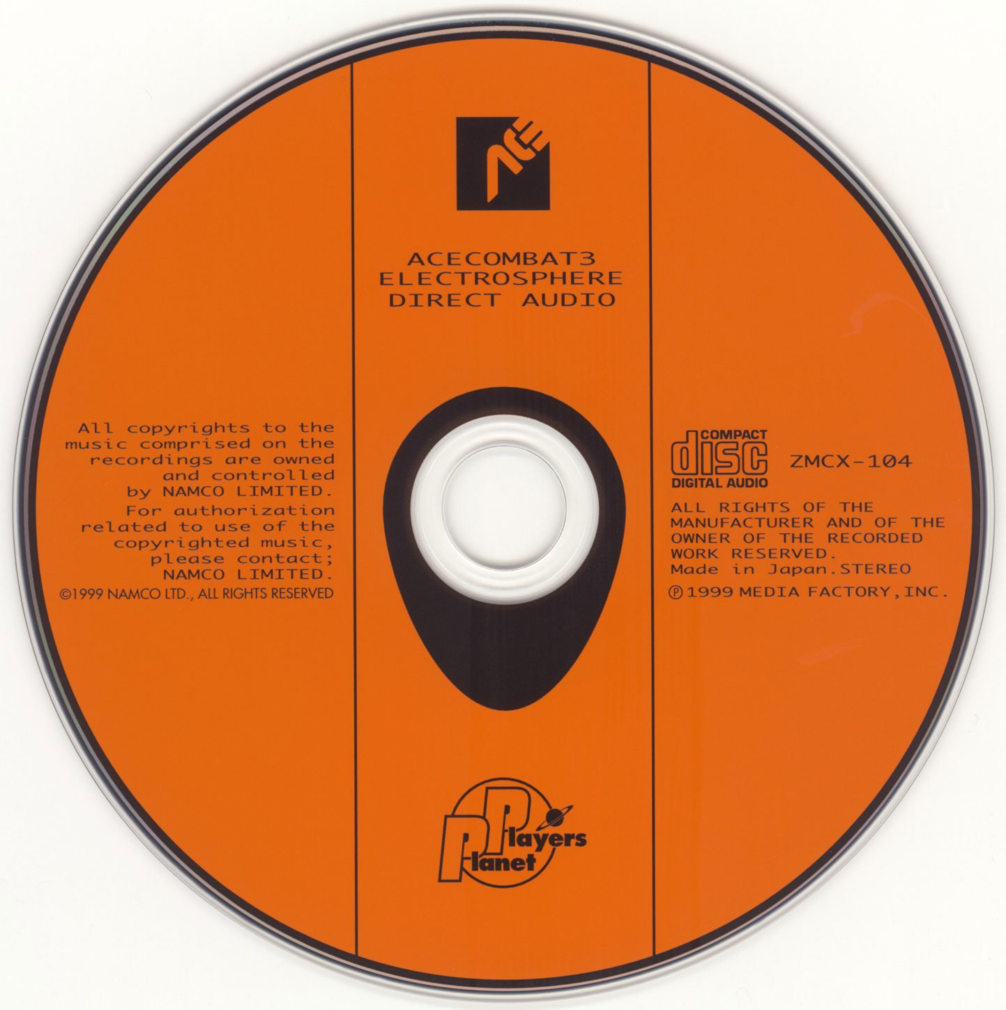 Ace Combat 3: Electrosphere Direct Audio with AppenDisc | Acepedia 