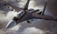 Ace Combat 7 Announcement Su-30M Front