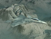 F-15 S/MTD в окраске эскадрильи "Грабак" над горами Владимир (АС5)