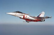 Rafale A in flight