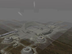Amber Mountains launch facility in Ace Combat 3