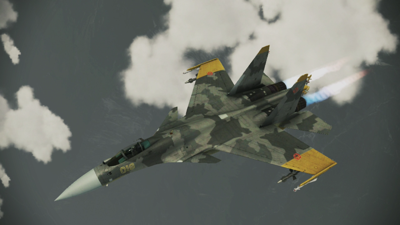 1/144 Ace Combat Su-37 Yellow 13 Ace Combat Tech Mix