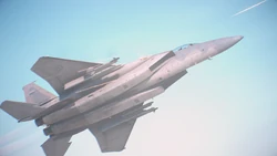 An OADF F-15C firing on Avril Mead's F-104C