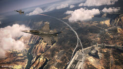 F-16C Over Ragno Fortress