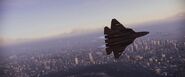 A T-50 over Tokyo