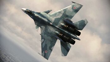 Su-33 in flight