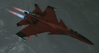 Su-33 -Crimson Wing- Flyby