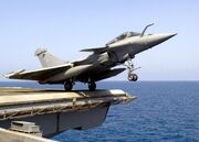 Rafale M take-off from carrier