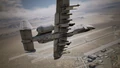 An unmarked A-10C Thunderbolt II over an airfield