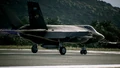 F-35C on a runway (back view)
