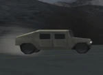 An Ustian Army Humvee