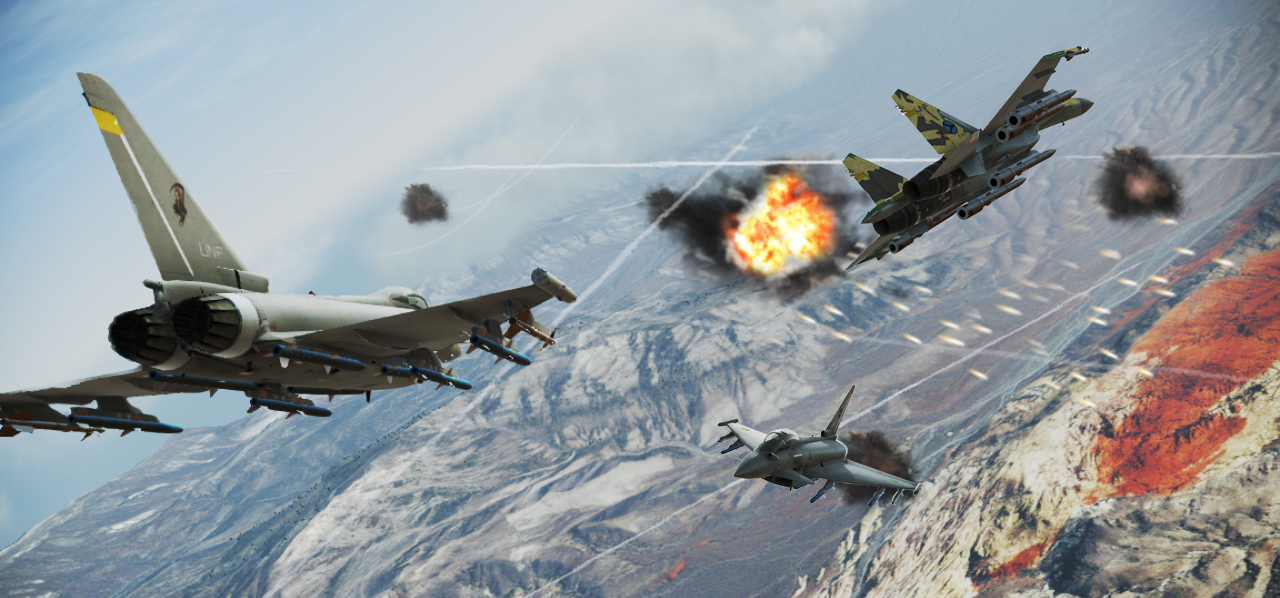 Ace Combat 7 is an aerial dog-fighter with actual level design