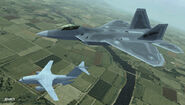 F-22A ACX Flyby 1