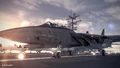 F-14D on an Emmerian aircraft carrier deck