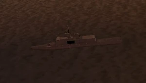 The  command ship that led the fleet during the 