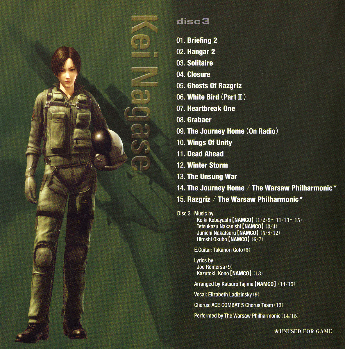 ace combat 5 ost arkbird pt ii