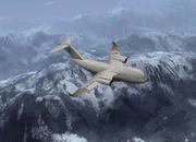 Топливозаправщик EK-17U над горами Ламберт