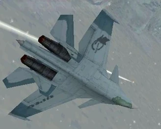 Modelo personalizado Su-37 Super Flanker-R para la niña prodigio Rena Hirose.