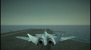 A Wyvern taking off from an aircraft carrier