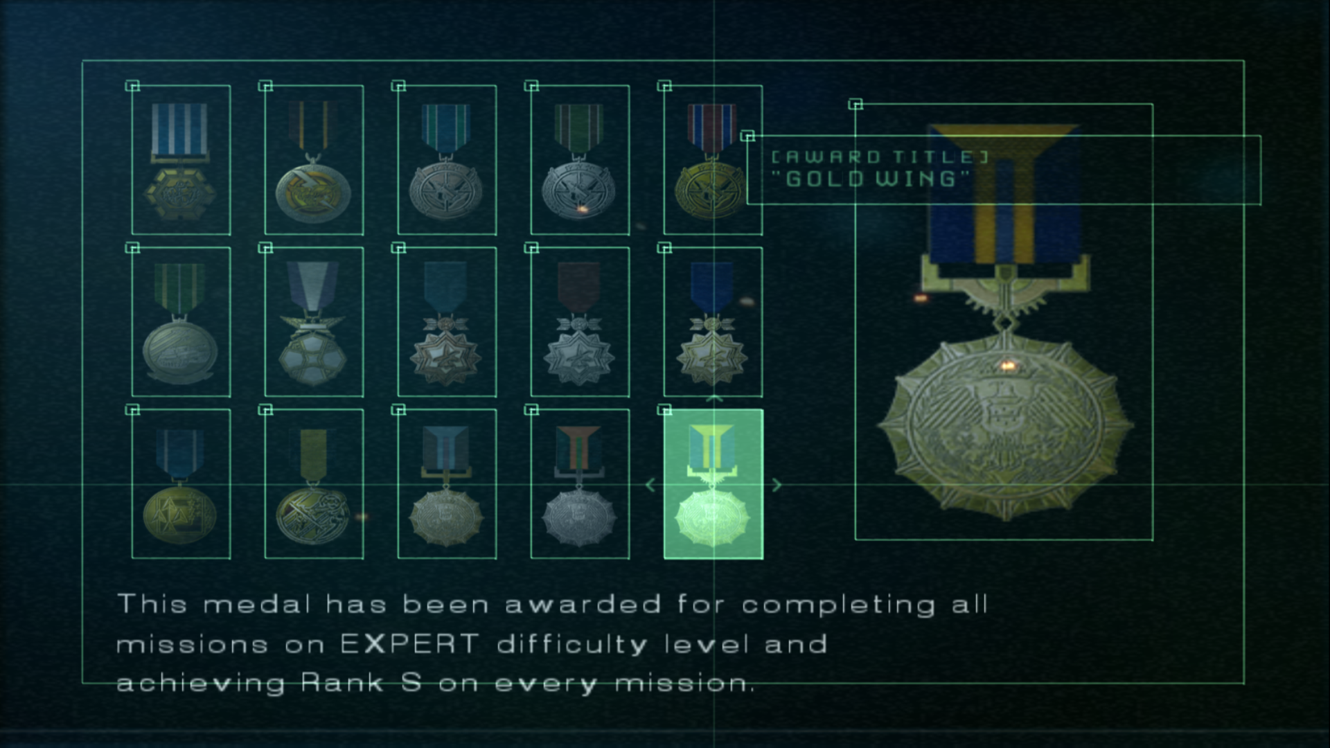 Ace Combat 7: Skies Unknown/Medals, Acepedia