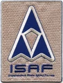 ISAF embroidering featuring the Three Arrowheads