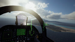 AC7 FA-18F Cockpit Fort Grays Island