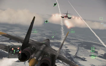 Gameplay del Su-37 de Dave Jordan en el Assault Horizon.