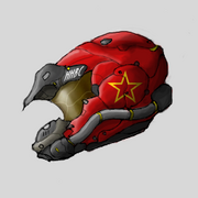 Colonel Meyran's Ace Helmet by PrinzEugn