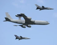 REAF E-3 with two Tornado F3