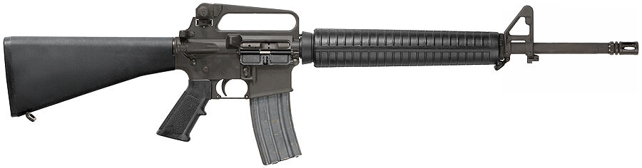 M16 アサルトライフル 銃解説】米軍のM16A1、NATOで最初の制式アサルトライフル、独特