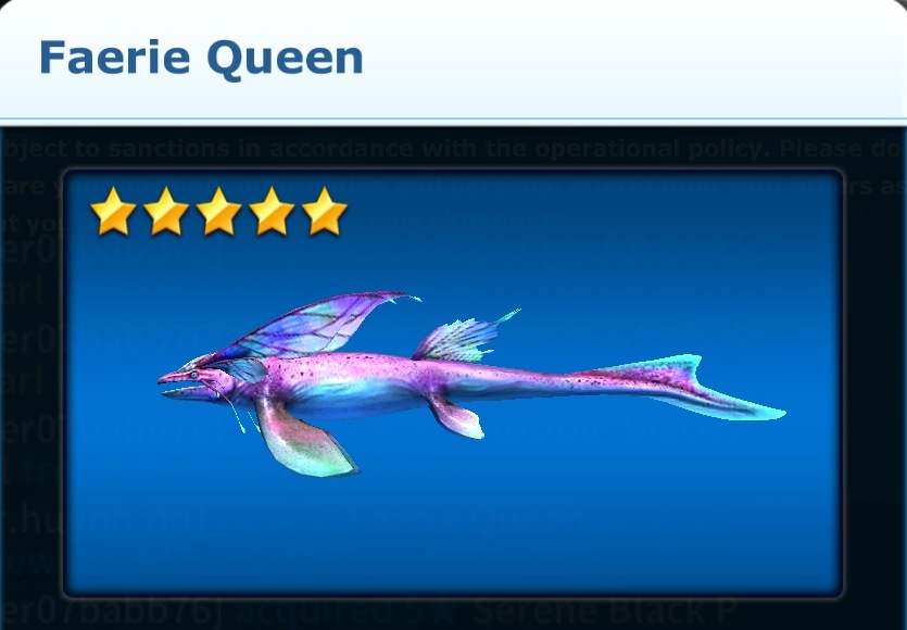 Faerie Queen, Ace Fishing Wiki