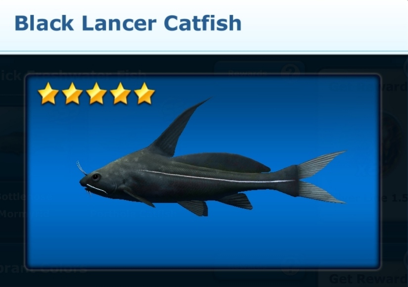 Black Lancer Catfish, Ace Fishing Wiki