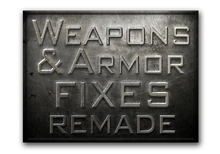 Wepons n armour fix's