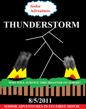 The Original "Thunderstorm" Motion Picture Poster