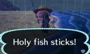 A player catching a Coelacanth (1)