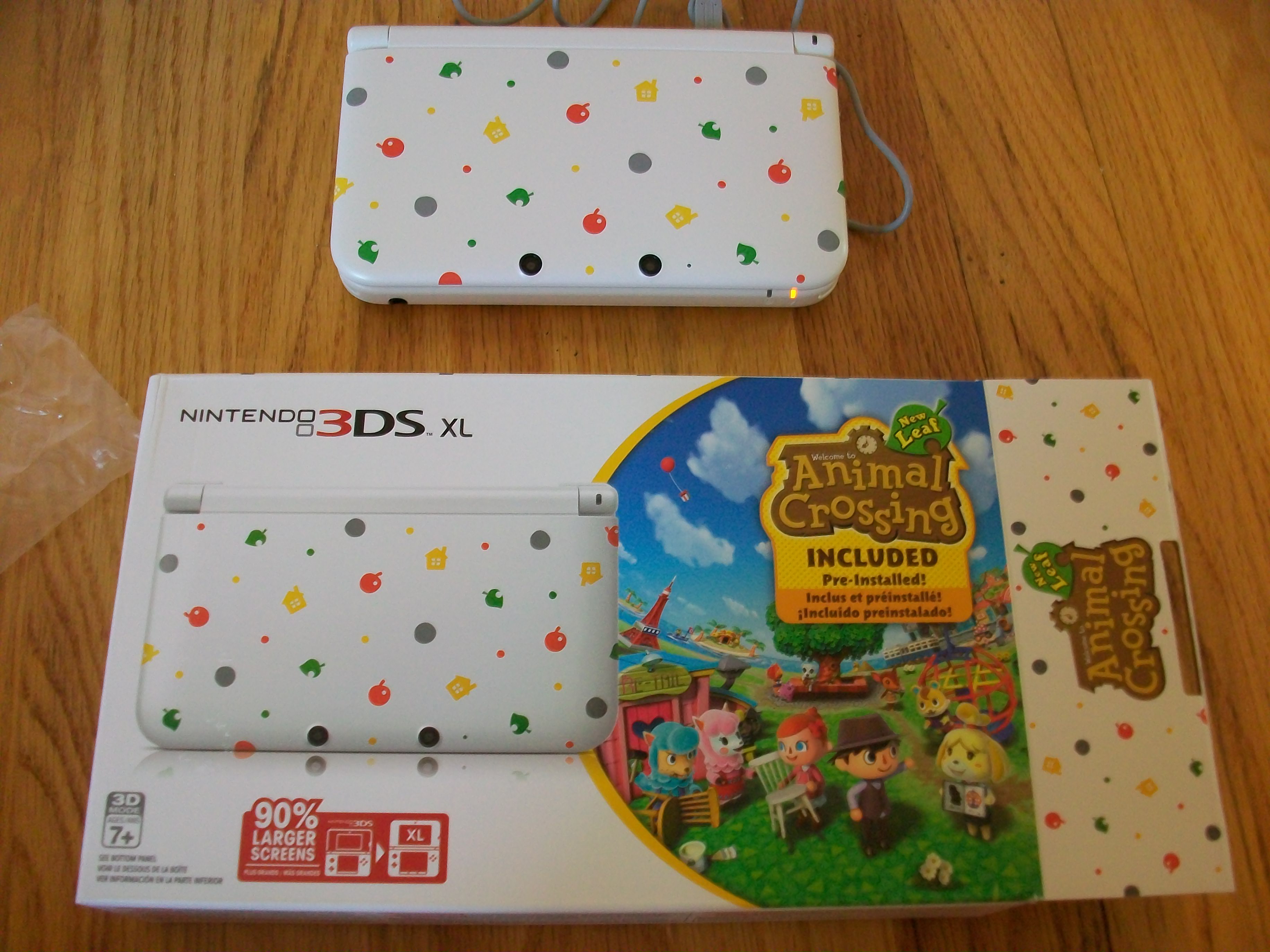 nintendo 3ds xl animal crossing new leaf edition