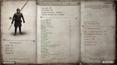 Vereran Stormlands Longbowman