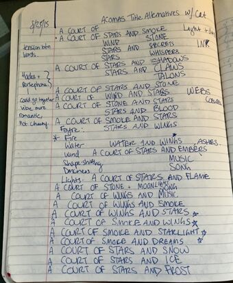 A Court Of Mist And Fury A Court Of Thorns And Roses Wiki Fandom
