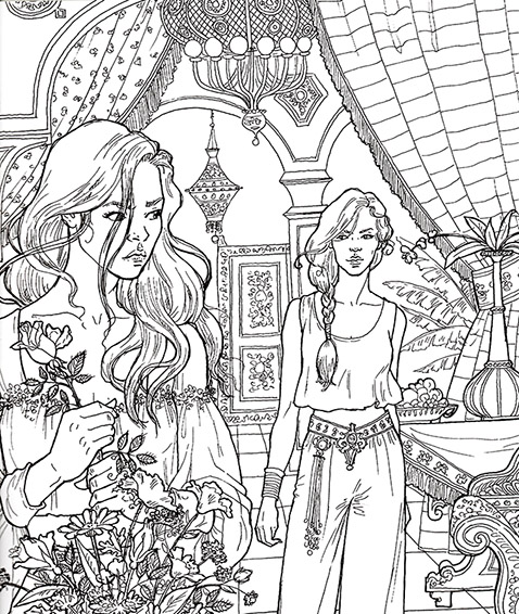 a court of thorns and roses colouring book a court of thorns and roses colouring book